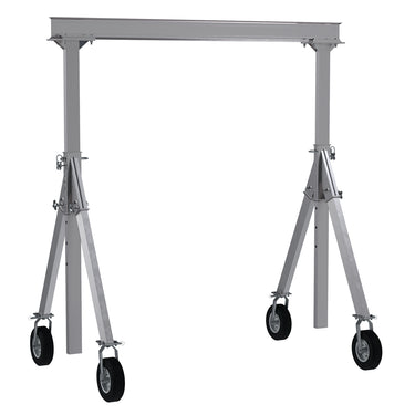 Adjustable Height Aluminum Gantry Crane w/ 10' Beam Height